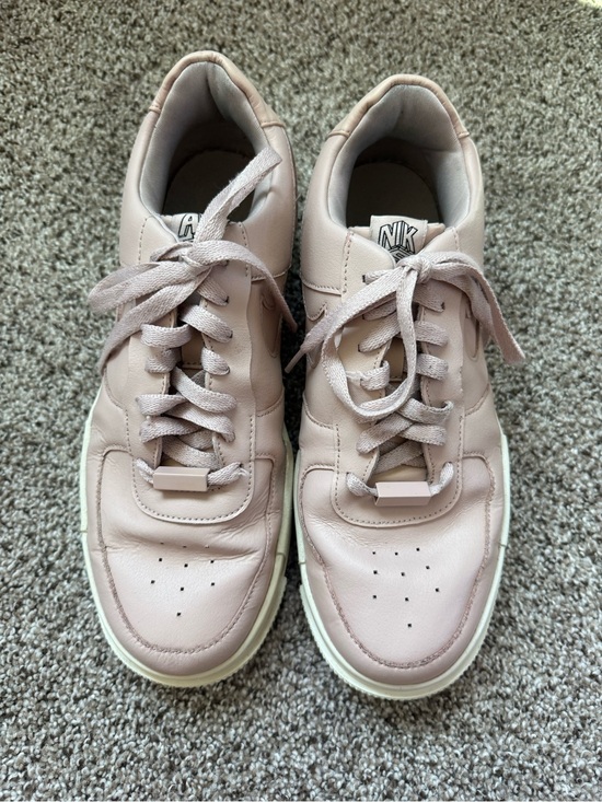 Nike Shoes - Nike Platform Air Force ones women’s limited edition light Pink